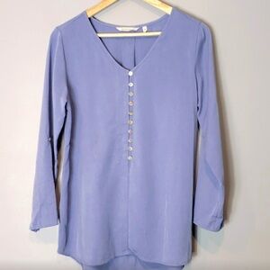 SOLD-🔴 Soft Surroundings Tencel Blouse XS